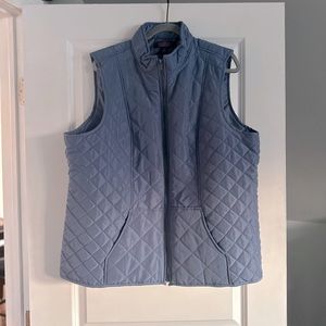 Light Blue puffer vest